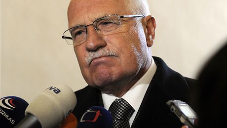 Prezident Václav Klaus hovoí o tragicky zesnulém polském protjku Lechu Kaczynském. Byl to unikátní pítel naí zem, ekl mimo jiné. (10. dubna 2010)