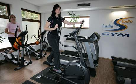 Trenérka ve fitness Ladies Gym Eva Šimůnková