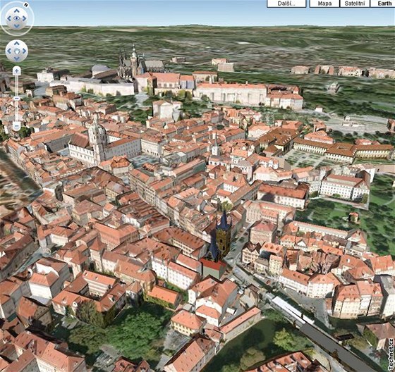 mapa praha 3d Stáhněte si plug in pro zobrazení Google map ve 3D   iDNES.cz mapa praha 3d