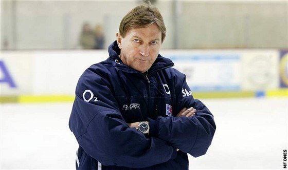 Trenér hokejové reprezentace Alois Hadamczik.