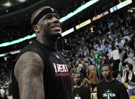 Jermaine O'Neal z Miami Heat zklaman po vyazen z play-off