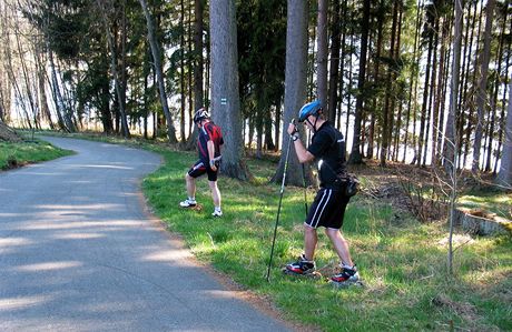 In-line stezka a cyklostezka kolem Lipna