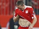 Franck Rib�ry z Bayernu Mnichov zpytuje sv�dom� pot�, co byl v semifin�le Ligy mistr� vylou�en.