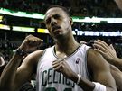 Paul Pierce z Bostonu Celtics slav vhru nad Miami Heat