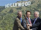 Nápis Hollywood zachránný i díky guvernérovi Schwarzeneggerovi