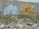 Banksy - graffiti  v Izraeli, 2005
