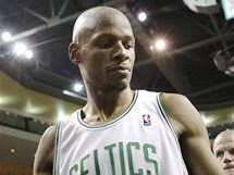 Ray Allen z Bostonu Celtics slav vhru nad Miami Heat