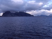 Norsko, Lofoty, plavba z Bodo do Moskenes