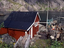 Norsko, Lofoty, rybsk vesnice v Nusfjordu
