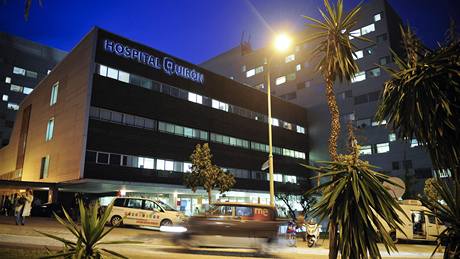 Klinika Quirón v Barceloně, kde byl Juan Antonio Samaranch hospitalizován