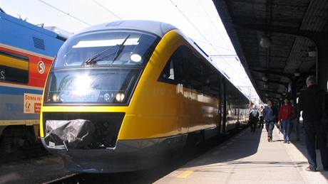 Žlutý vlak Student Agency vyjede poprvé 24.4 v Ústeckém kraji.