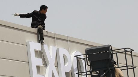 EXPO 2010: Poslední úpravy ped zahájením expozice