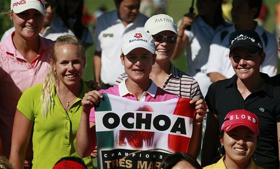 Lorena Ochoaová a její louení na Tres Marias Championship 2010.