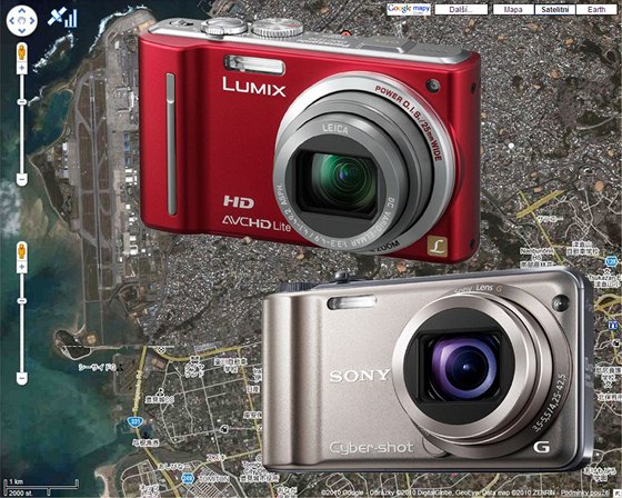 Sony Cyber-shot HX5V a Panasonic Lumix TZ10 - vstupní ilustrace