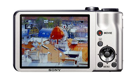 Sony Cyber-shot HX5V - back