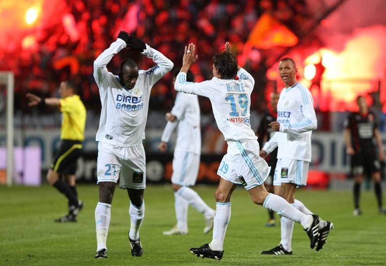 Poslední na tiketu bylo utkání Marseille. Novope�ený francouzský mistr zápas se St. Etienne zvládl.
