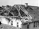 Daleice na archivnch snmcch po bombardovn v roce 1945