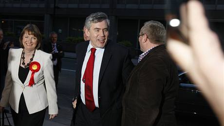 éf britských labourist Gordon Brown (7. kvtna 2010)