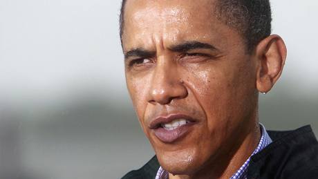 Americký prezident Barack Obama pi projevu v Louisian