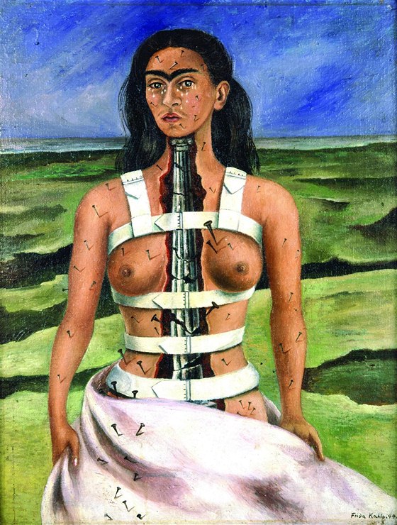 Frida Kahlo: Zlomená páte, 1944 