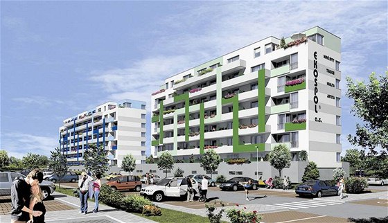 V projektu Nové Měcholupy II se nabízí 136 bytů 1+kk až 3+kk o velikosti 32 až 75 m2