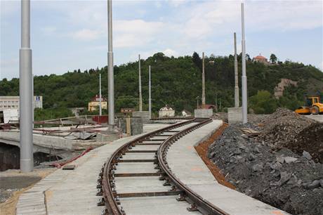 "Provizorn" tramvajov most Troja