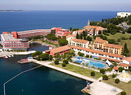 Slovinsko, arel hotelu Histrion u Portoroe