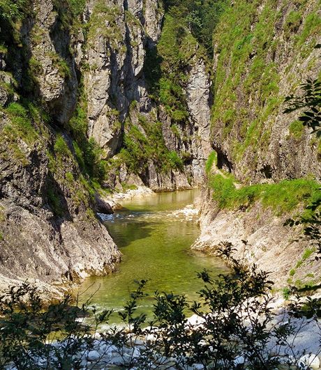 Rakousko. Tzv. Velk kaon v Reichraminger Hintergebirge