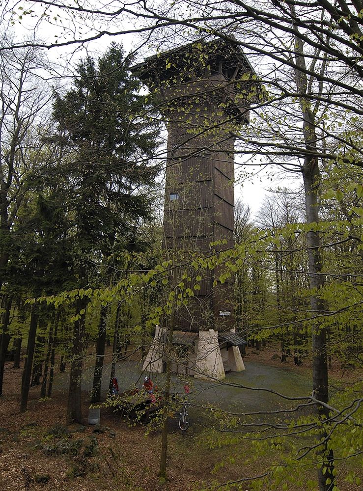 Rozhledna Böhmerwaldaussichtsturm na vrcholu Ebene