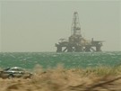Jedna z mrtvých ropných ploin v Azerbajdánu