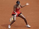 Venus Williamsová v semifinále turnaje v Madridu.