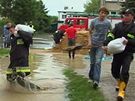 záplavy Polsko