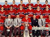 Tým Montrealu Canadiens, který vyhrál v roce 1958 Stanley Cup.