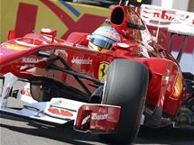 Fernando Alonso pi prvnm trninku na Velkou cenu Monaka