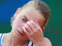 Tenistka Jelena Dokiov na turnaji v Praze