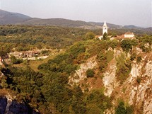 Slovinsko, dolina kocjanskch jeskyn