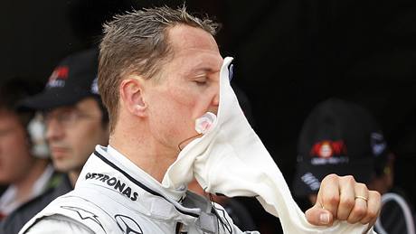 ZKLAMÁNÍ. Michael Schumacher v Monaku.