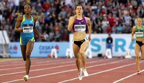 Denisa Rosolová, pekvapivá vítzka závodu na 400 metr na Zlaté trete