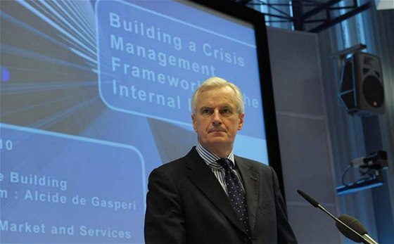 Eurokomisa pro vnitní trh Michel Barnier.