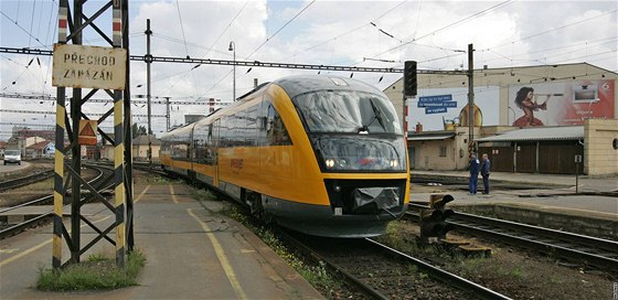 Společnost Student Agency představila na brněnském nádraží své žluté vlaky