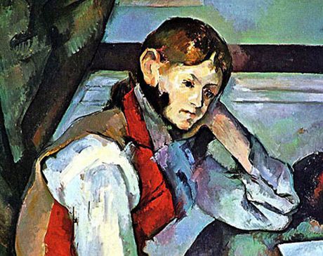 Paul Czanne - Chlapec v erven vest