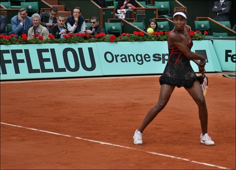 Roland Garros - Venus Wiliamsová v akci
