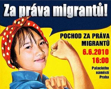 Zahraniní dlníci se bouí. Na prvním pochodu migrant naplánovaném na 6. ervna 2010 chtjí upozornit na údajnou ikanu eských úad.