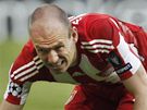 Arjen Robben, záloník Bayernu Mnichov, ve finále Ligy mistr