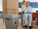 Volby v brnnské Fakultní nemocnici. (28. kvtna 2010)