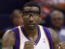 Amar´e Stoudemire z Phoenixu Suns se raduje v duelu s LA Lakers