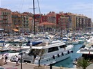 Francouzská riviéra, jachetní pístav v Nice