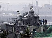 Jihokorejsk korveta chonan, kterou potopilo torpdo KLDR (20. kvtna 2010)