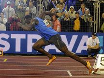 Jamajsk sprinter Usain Bolt vyhrl bh na 300 m, ale nejlep svtov vkon nepekonal. 