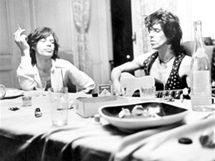 Mick Jagger a Keith Richards pi nahrvn alba Exile On Main Street (1972)